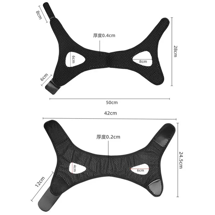 Anti-Snoring Chin Strap – Sleep Better, Breathe Easier, Live Happier!