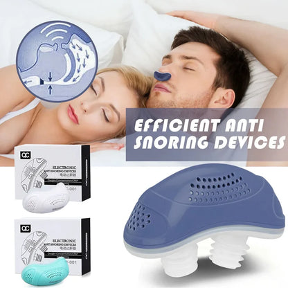 Smart Electronic Anti-Snoring Device – USB Rechargeable Nose Clip for Better Sleep