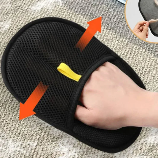 Pet Electrostatic Hair Removal Gloves – Easy Fur &amp; Lint Cleaning for Home and Sofa